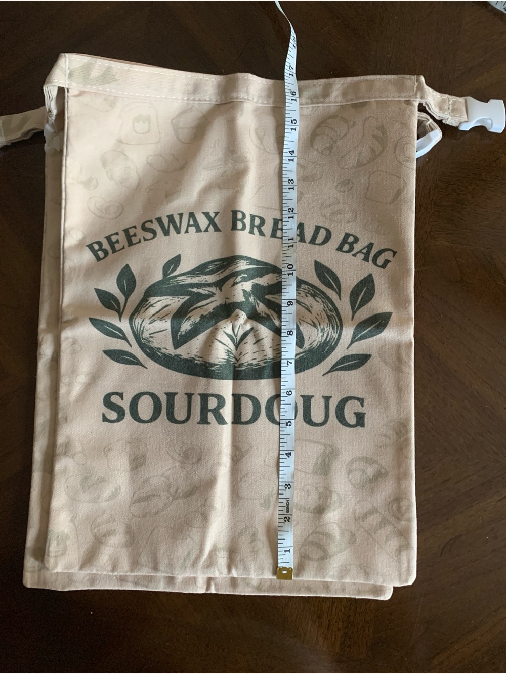 2 pack Organic Linen & Beeswax Large Sourdough Bread Bag & bowl cover NEW in Box - Picture 5 of 9